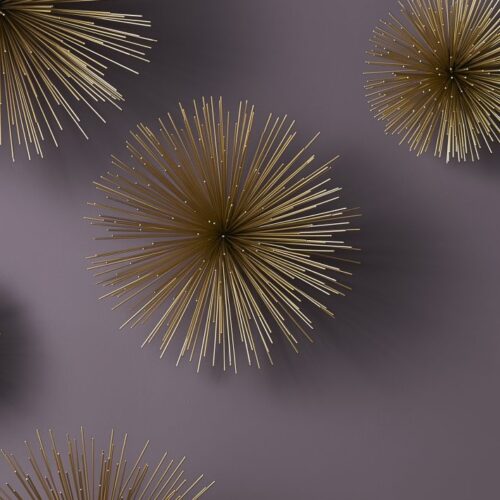 Seinäkoriste pöytäkoriste tähti metallia kulta