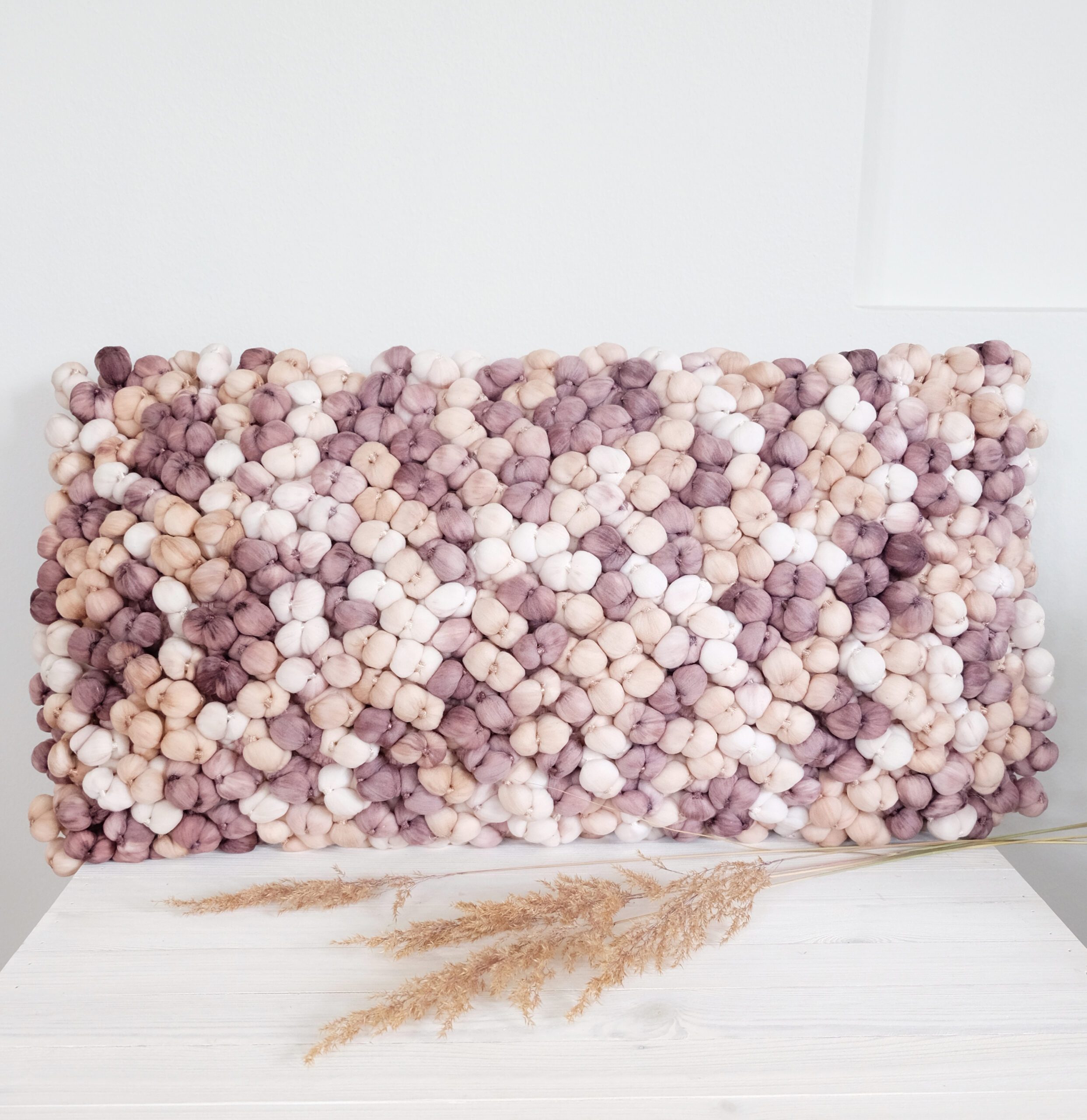 Sisustustyyny kirjava vaaleanpunainen lila 60x30 cm