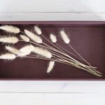 Tarjotin viininpunainen tekonahka