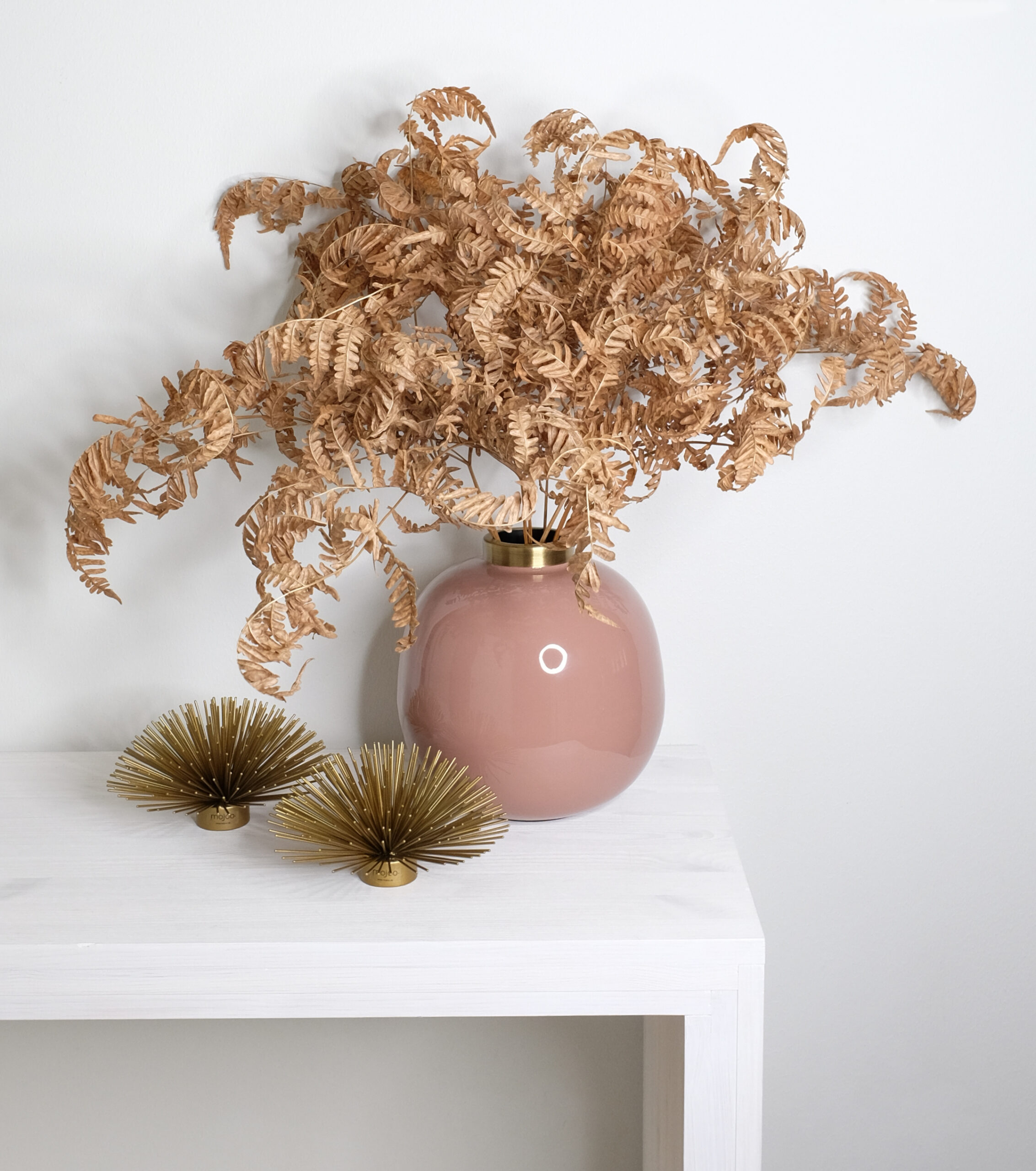 Maljakko pyöreä vaaleanpunainen