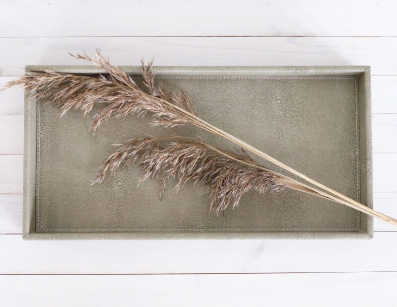 Tarjotin tekonahka hiekanvärinen