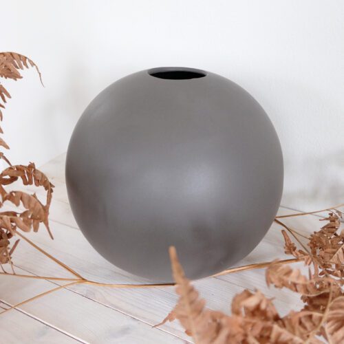 Pallomaljakko keraaminen harmaa iso