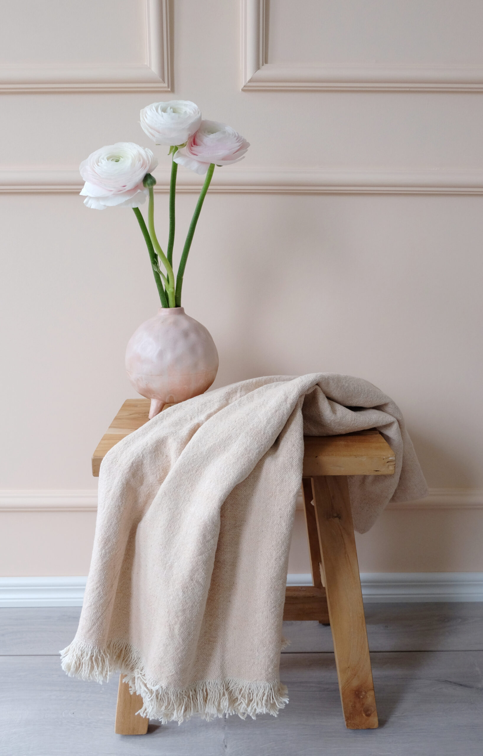 Torkkupeitto puuvillaa oranssi