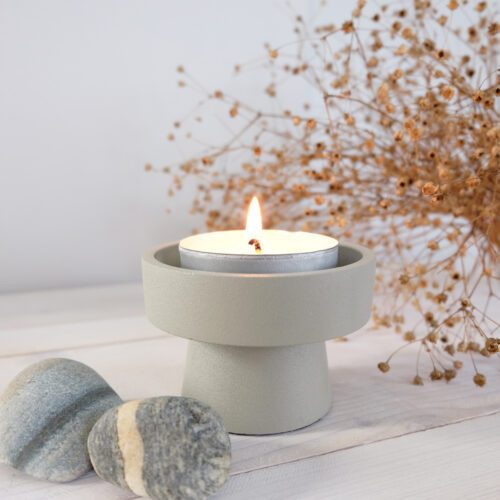 Kynttilänjalka hiekka greige