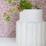 Valkoinen matala maljako