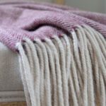 Torkkupeitto violetti villaa