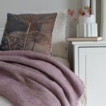 Torkkupeitto violetti villaa