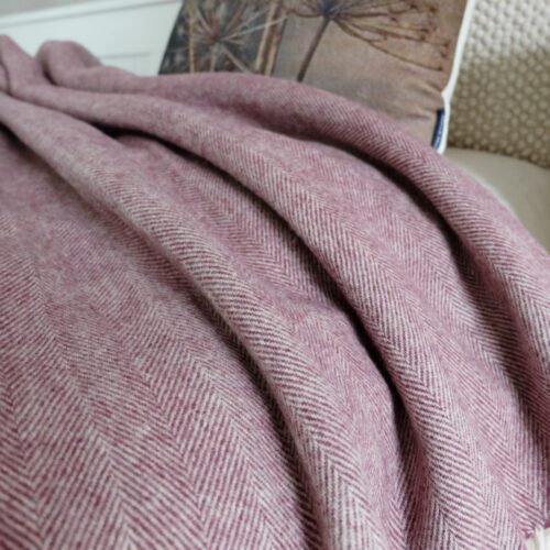 Torkkupeitto violetti villaa